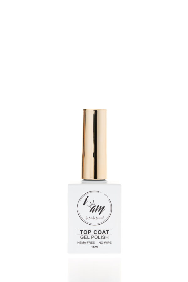 I AM...TOP COAT-HEMA FREE GEL POLISH