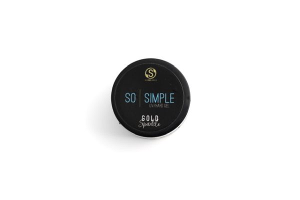 Gold Sparkle Pre-Mixed Hard Gel Hema Free - Image 3