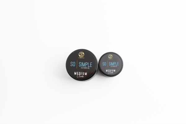 SO SIMPLE  MEDIUM CLEAR HEMA FREE Hard Gel - Image 4