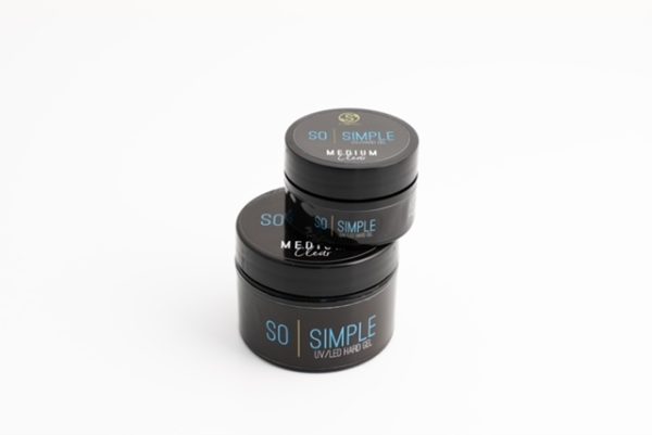 SO SIMPLE  MEDIUM CLEAR HEMA FREE Hard Gel - Image 2