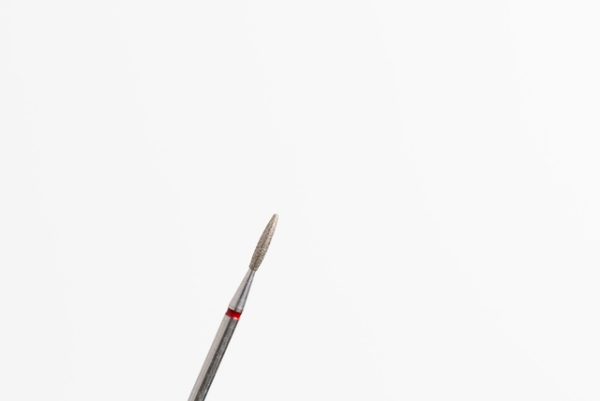 DIAMOND CUTICLE NAIL BIT- Small football #1, Fine Grit