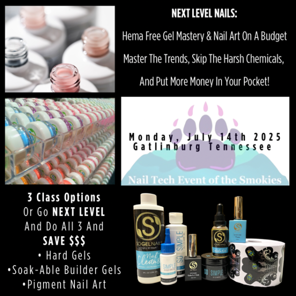 NEXT LEVEL NAILS: Gatlinburg, Tennessee Classes